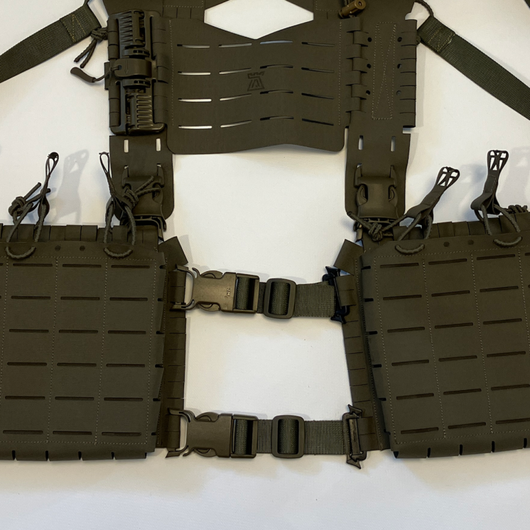 Split Rig Setup with pouches ASH