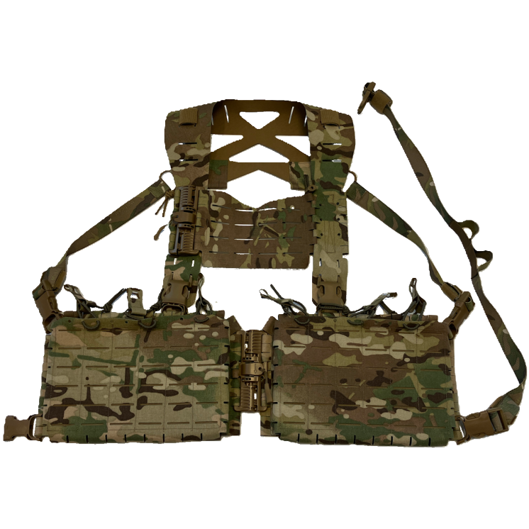 Split Rig Setup with pouches ASH